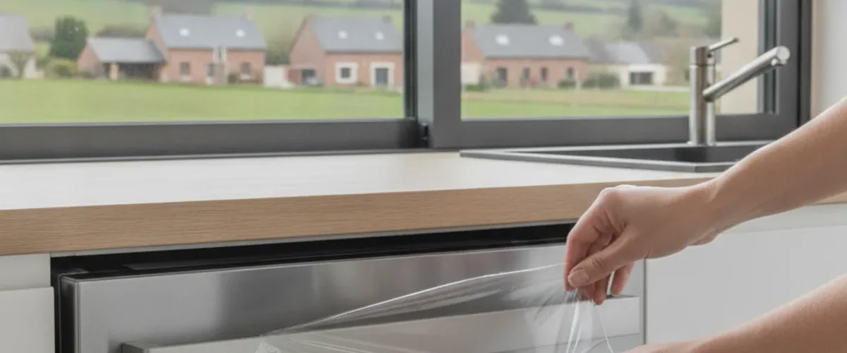 faut enlever film plastique appareil electromenager
