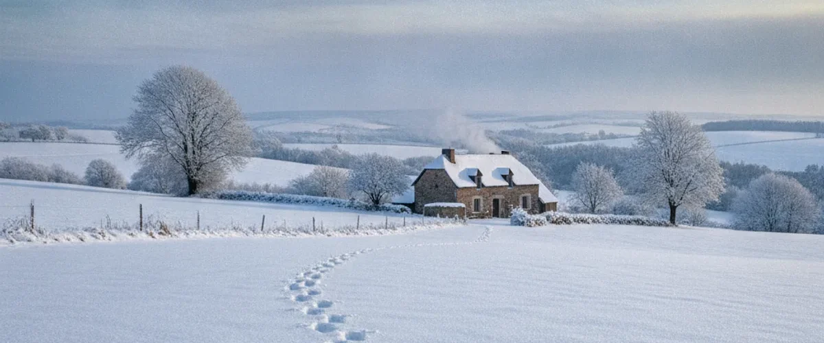 neige crisse elle sous pas